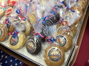 Cookies sold by the Milford We the People team. Photo by Mary-Margaret Koch.