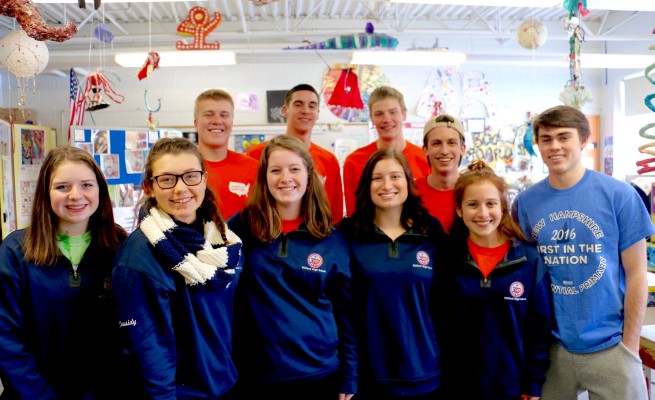 The Milford High School We the People team. Photo by Matthew Waskiewicz.